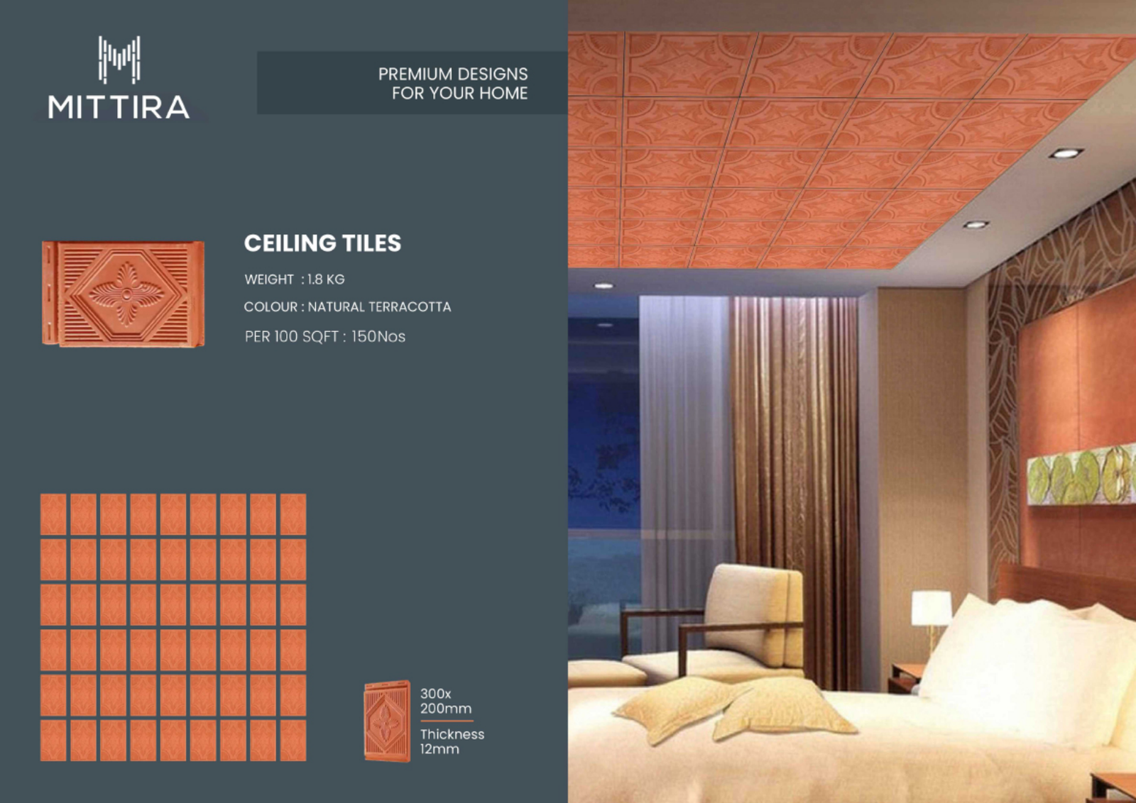 Terracotta Ceiling Tiles