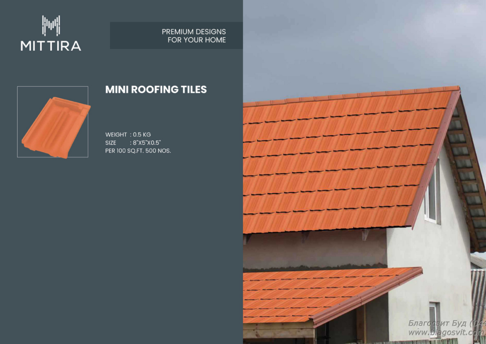 Mini Roofing Tiles